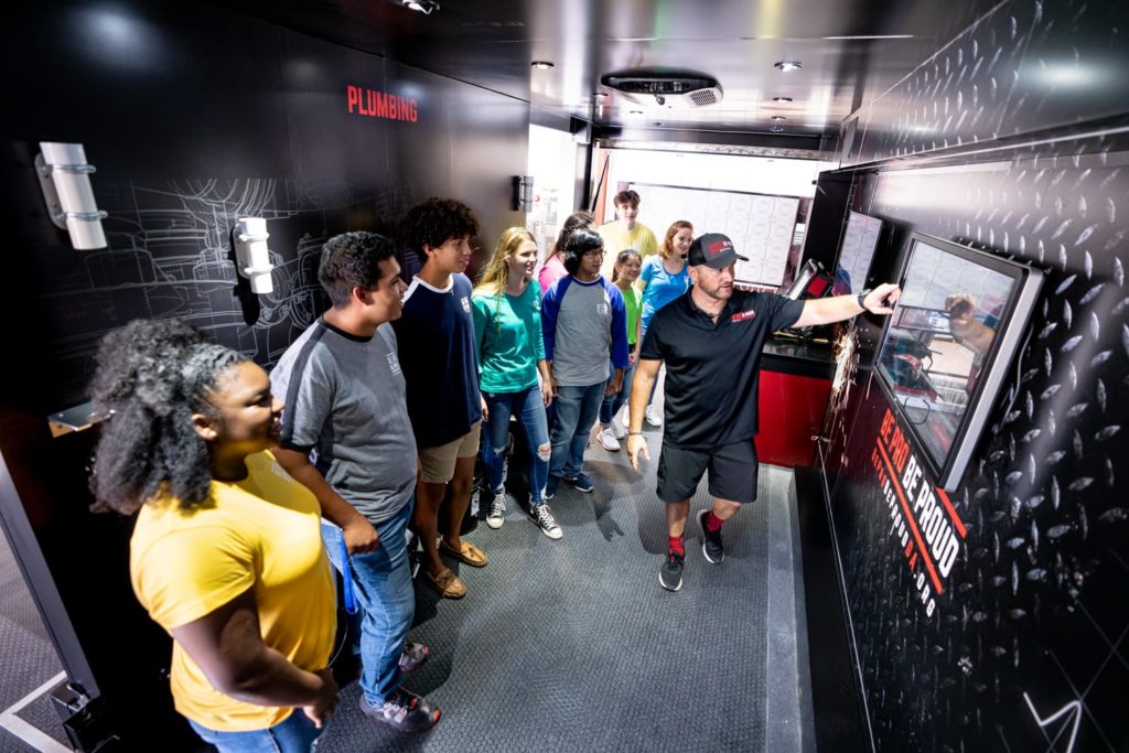 Inside the Be Pro Truck